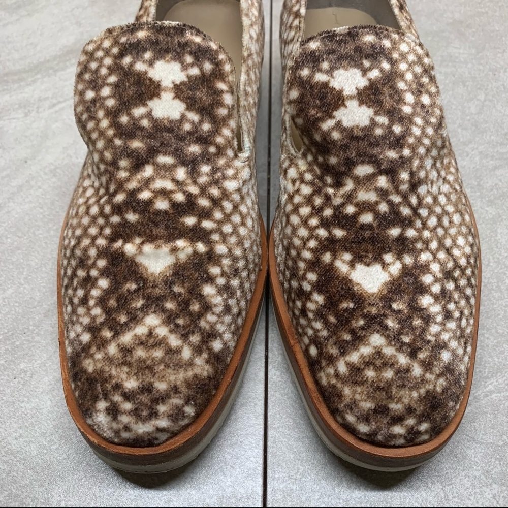 Free People Snake Eyes velvet slip on loafers 38 - Picture 5 of 16